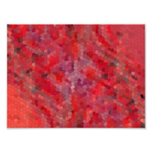 Red Mosaic Tiles Art Photo