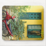 red motorbike mousepads