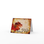Red Mountain Flower Beautiful RSVP Card