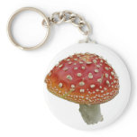 red mushroom keychain