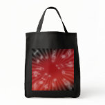 Red Music Canvas Bag
