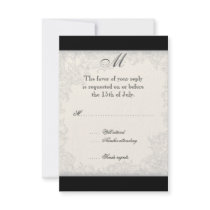 Red n White Striped Tulip - Wedding Invitation