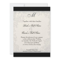 Red n White Striped Tulip - Wedding Invitation