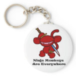 Red Ninja Claw Keychains