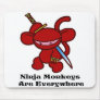 Red Ninja Claw Mouse Mats
