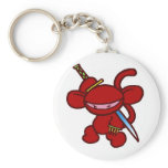 Red Ninja Claw-No Words keychains