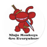 Red Ninja Claw stickers