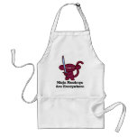 Red Ninja Monkey with Sword aprons