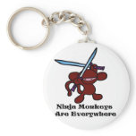 Red Ninja Overhead Keychains