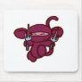 Red Ninja Sai-No Words Mouse Pad