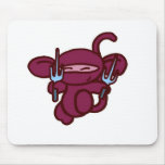 Red Ninja Sai-No Words mousepads