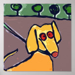 RED NOSE LABRADOR LEASH posters
