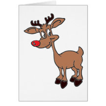 Red Nose Rudolph Greeting Cards