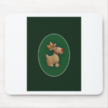 Red Nosed Reindeer Mouse Pad