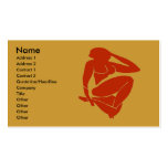 Red Nude business cards