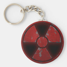 Red Nuke Keychain