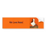 Red Nun Pigeon Bumper Sticker