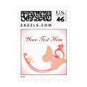 Red-orange Butterfly Postage postage