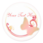 Red-Orange Butterfly Stickers