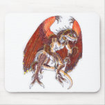 Red/orange dragon guy mousepads