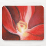 Red Orchid Mouse Pads