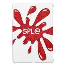 RED PAINT SPLAT iPad MINI COVERS