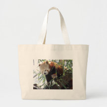 Red Panda Tote Bags