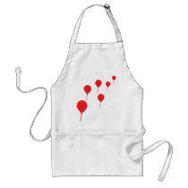 red party balloons icon aprons