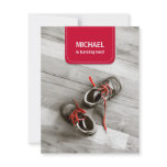 Red Patch - Kids Birthday Party invitation