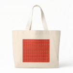 red pattern on a bag