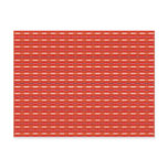 red pattern postcards