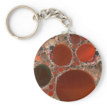 Red Pebbles Keychain