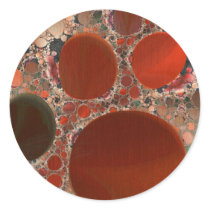 Red Pebbles Stickers