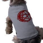 Red Pentagram pet clothing