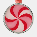 Red Peppermint Candy Ornament