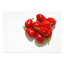 Red Peppers Personalised Invites