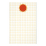 Red Pie. Strawberry Tart. Beige Check. stationery