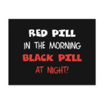 Red Pill Black Pill postcards