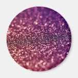 Red Pink and Purple Sparkle Diva Glitter Design Refrigerator Magnets