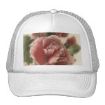 Red-Pink Carnations 1 Rustic Hat
