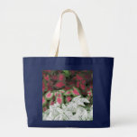 Red, Pink, White Caladiums Canvas Bags