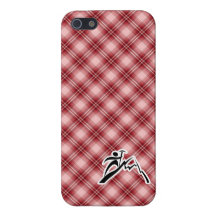 Red Plaid Mountain Climbing iPhone 5 Covers