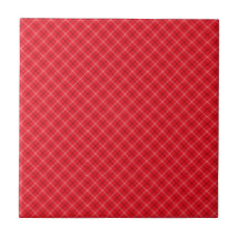 Red Plaid Tiles