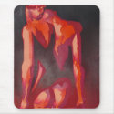 Red Plaits and Panties mousepads