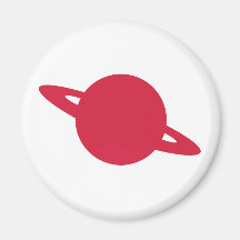 Red Planet symbol Magnet