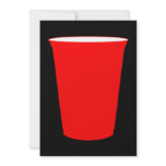 red plastic cup invitations