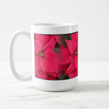 Red Poinsettias Mug