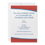 Red Political Invite invitations