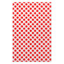 Red Polka Dot Pattern Stationery