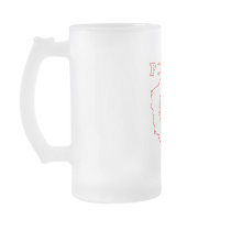 Red Polska Map With Eagle Mugs